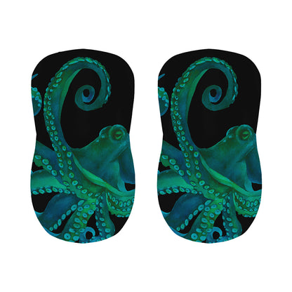 Watercolor Octopus Print Bar Stool Covers