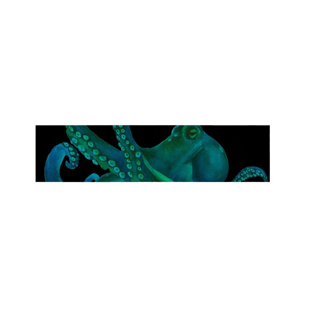 Watercolor Octopus Print Bed Runner