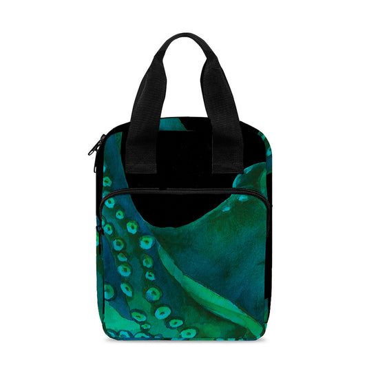 Watercolor Octopus Print Bible Tote Bag