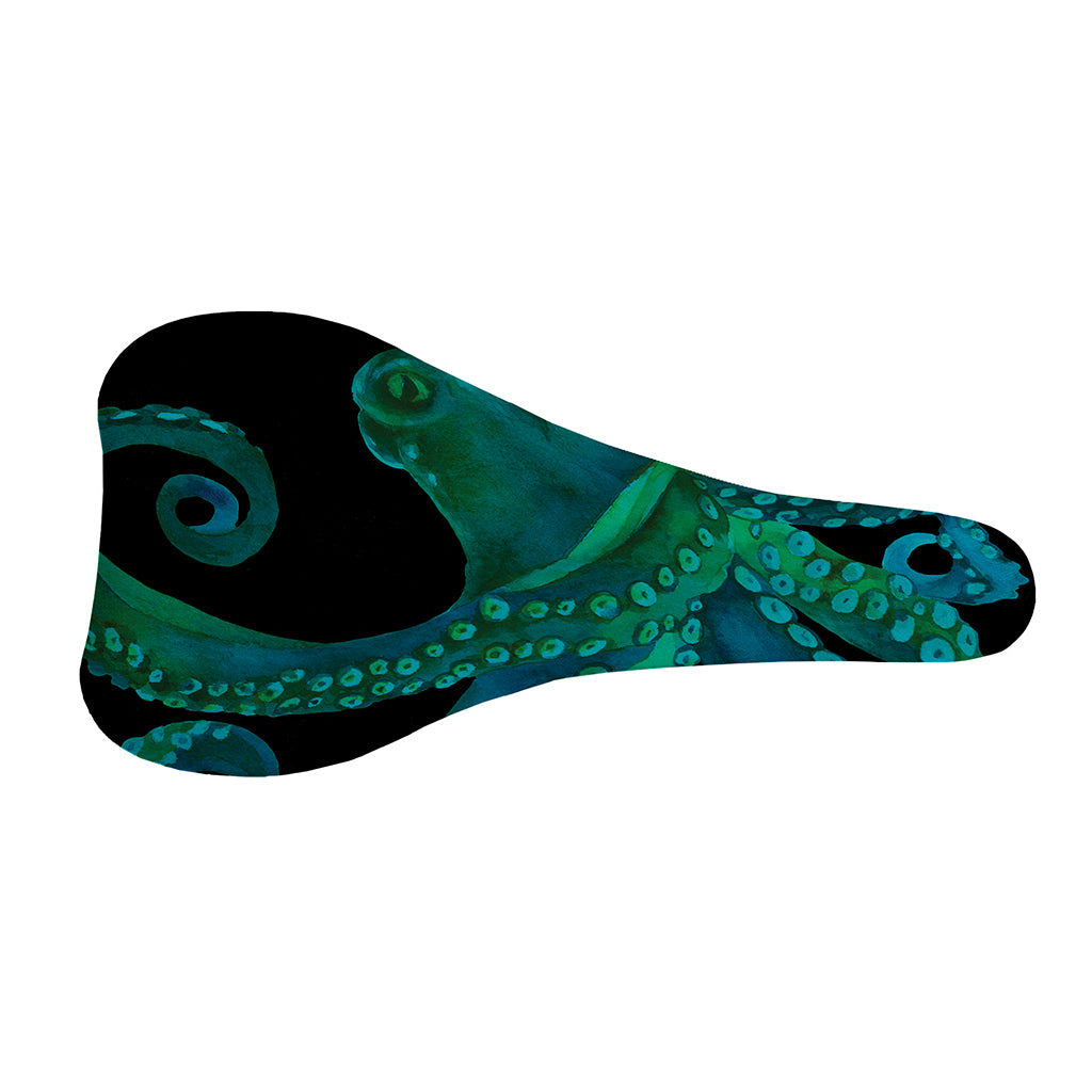 Watercolor Octopus Print Bicycle Seat Cover