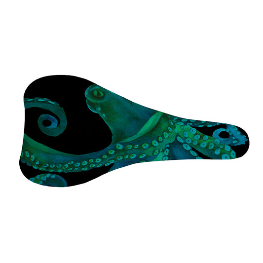 Watercolor Octopus Print Bicycle Seat Cover
