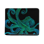 Watercolor Octopus Print Bifold Wallet