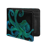 Watercolor Octopus Print Bifold Wallet