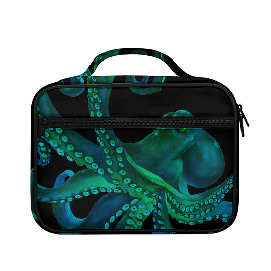 Watercolor Octopus Print Briefcase Bible Bag