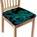 Watercolor Octopus Print Chair Cushion Cover