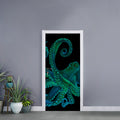 Watercolor Octopus Print Door Sticker
