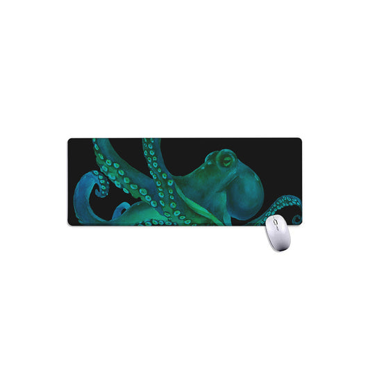 Watercolor Octopus Print Extended Mouse Pad
