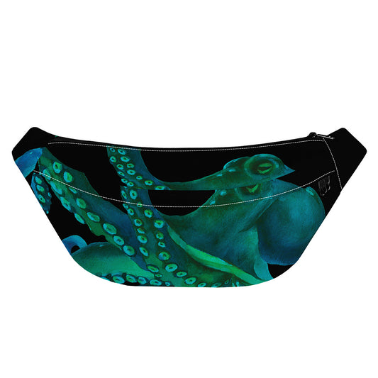Watercolor Octopus Print Fanny Pack
