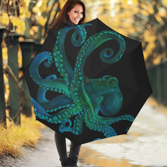 Watercolor Octopus Print Foldable Umbrella