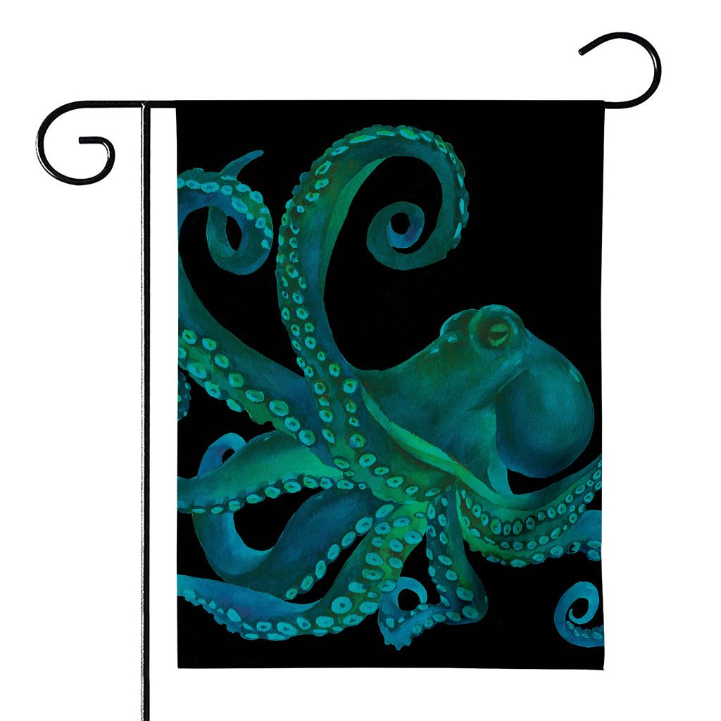 Watercolor Octopus Print House Flag