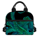 Watercolor Octopus Print Insulated Lunch Bag
