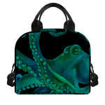 Watercolor Octopus Print Insulated Lunch Bag