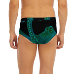 Watercolor Octopus Print Men's Briefs