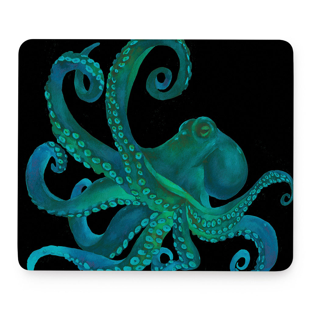 Watercolor Octopus Print Mouse Pad