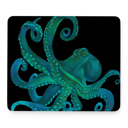 Watercolor Octopus Print Mouse Pad