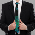 Watercolor Octopus Print Necktie