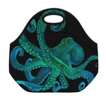 Watercolor Octopus Print Neoprene Lunch Bag