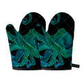 Watercolor Octopus Print Oven Mitts