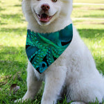 Watercolor Octopus Print Over The Collar Dog Bandana