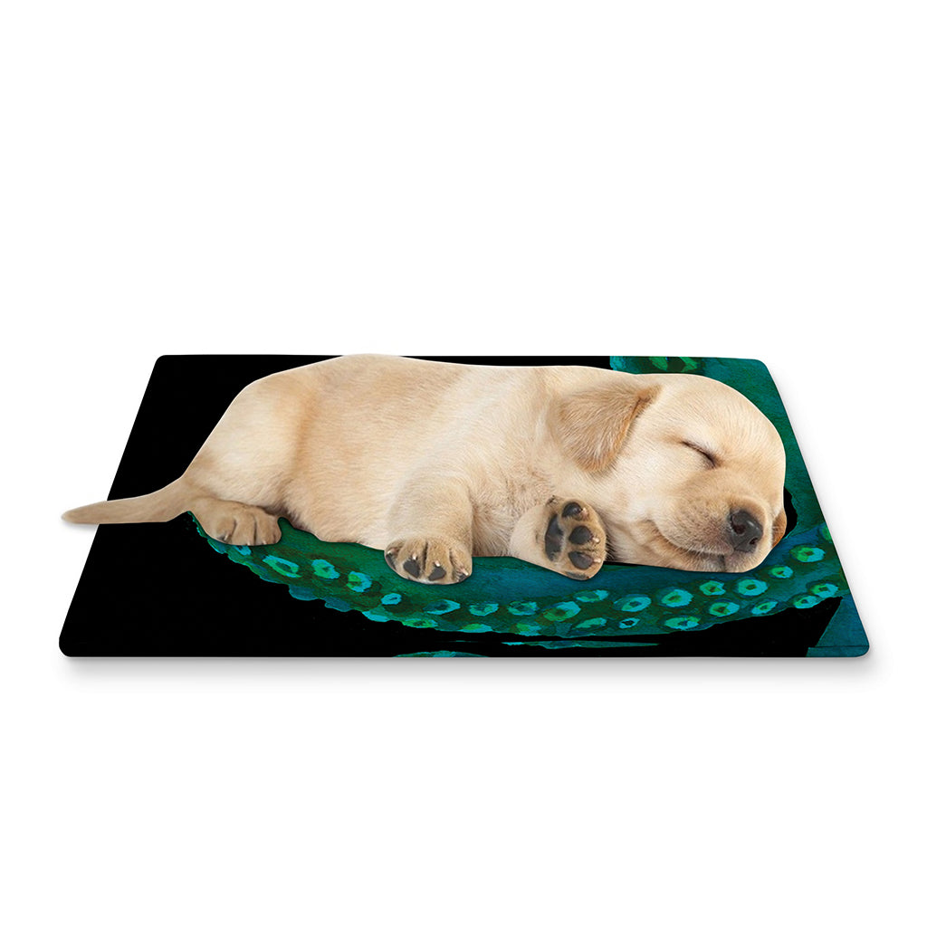 Watercolor Octopus Print Pet Cooling Mat Cover