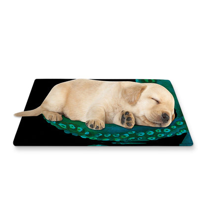 Watercolor Octopus Print Pet Cooling Mat Cover