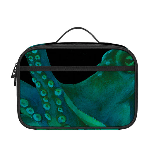 Watercolor Octopus Print Portable Lunch Bag