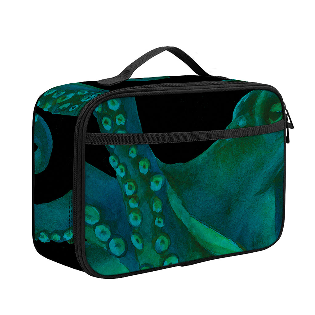 Watercolor Octopus Print Portable Lunch Bag