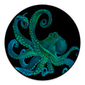 Watercolor Octopus Print Round Floor Mat