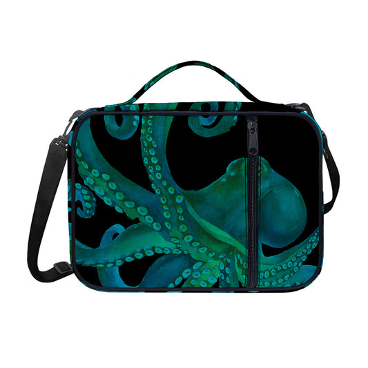 Watercolor Octopus Print Shoulder Strap Bible Bag