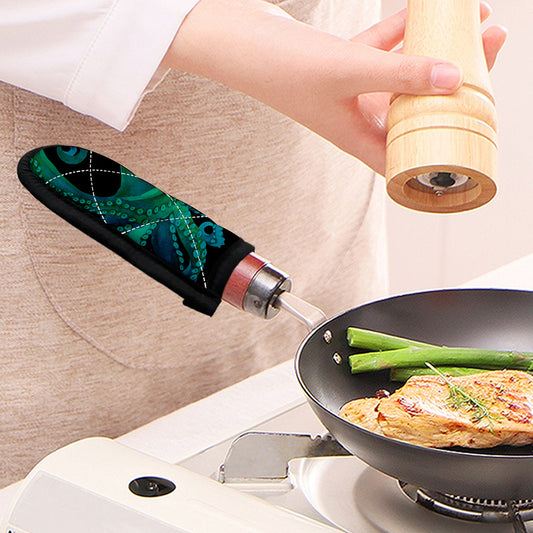 Watercolor Octopus Print Skillet Handle Cover