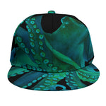 Watercolor Octopus Print Snapback Cap