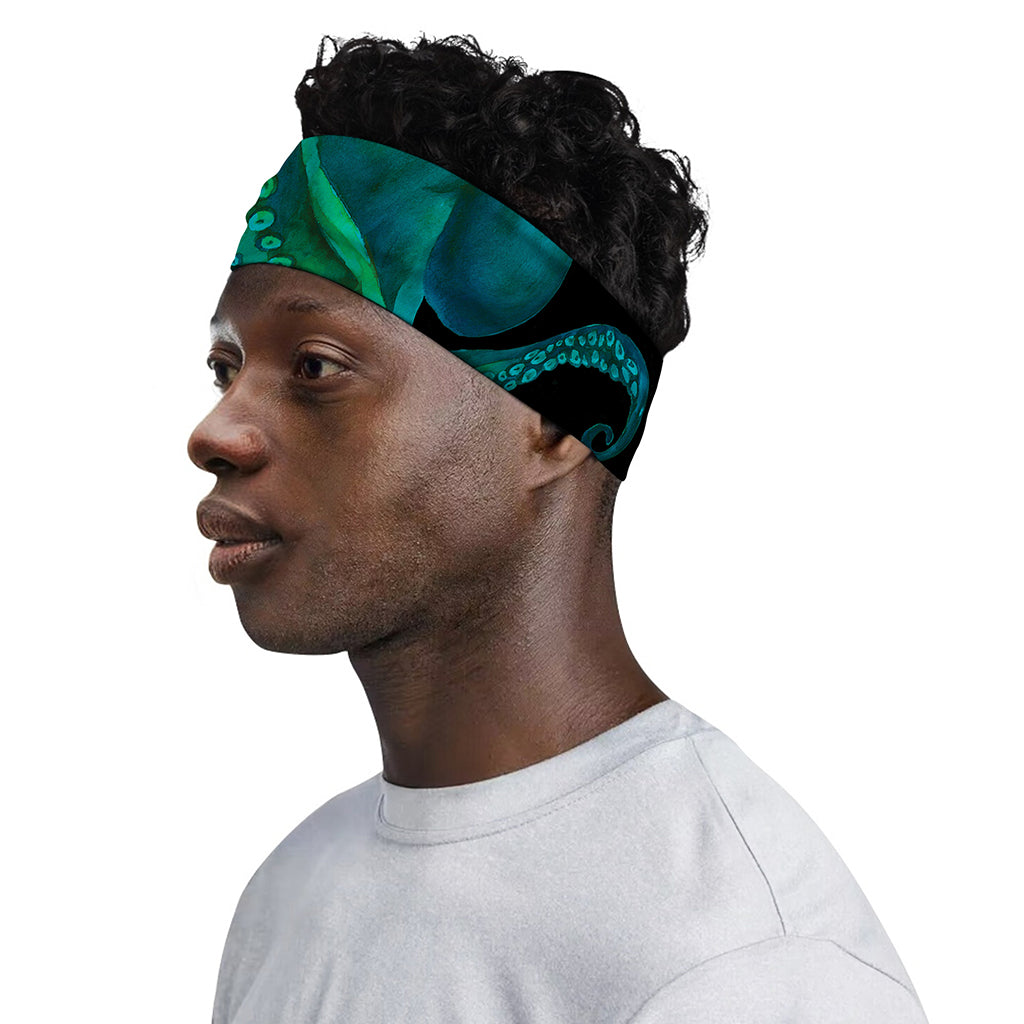 Watercolor Octopus Print Sports Headband