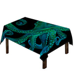 Watercolor Octopus Print Tablecloth