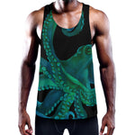 Watercolor Octopus Print Training Tank Top