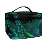 Watercolor Octopus Print Travel Makeup Bag