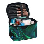 Watercolor Octopus Print Travel Makeup Bag