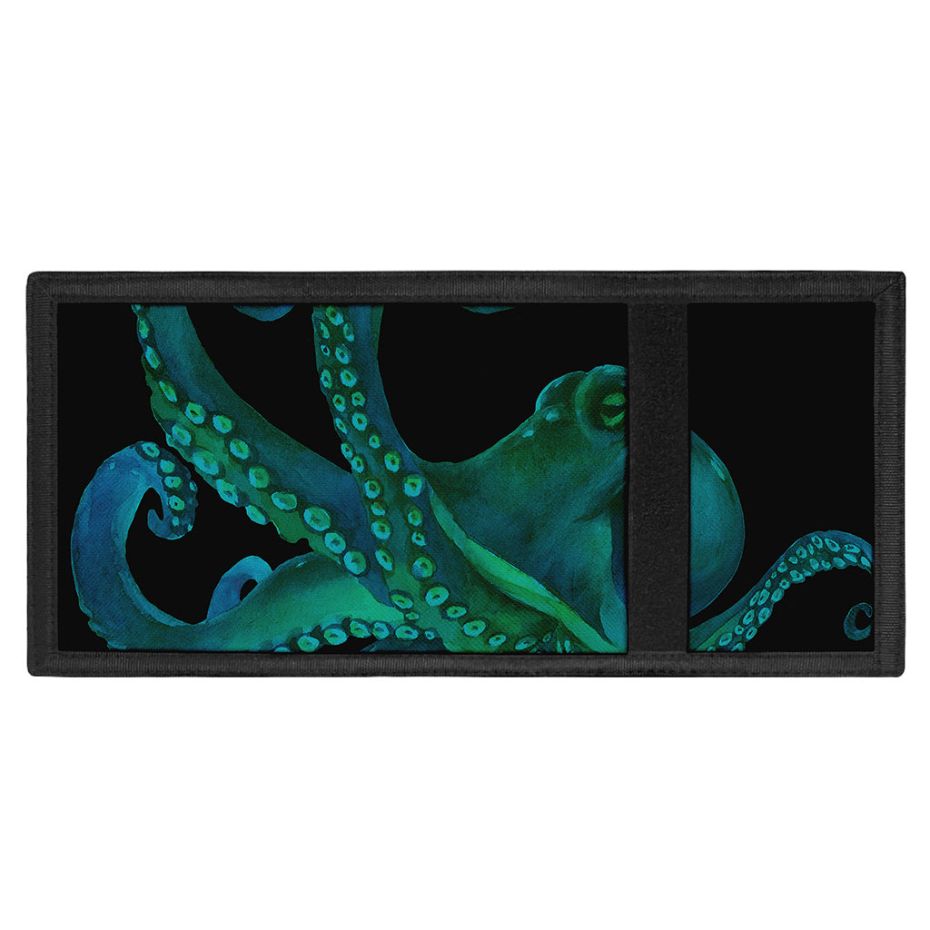 Watercolor Octopus Print Trifold Wallet