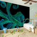 Watercolor Octopus Print Wall Sticker