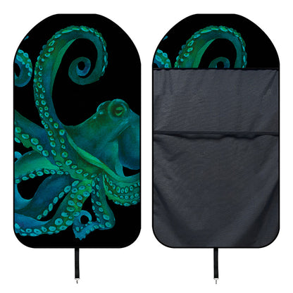 Watercolor Octopus Print Waterproof Car Seat Cover