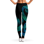 Watercolor Octopus Print Women's Leggings