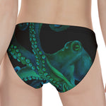 Watercolor Octopus Print Women's Panties