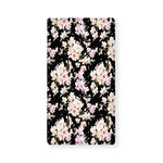 Watercolor Orchid Flower Pattern Print Baby Crib Sheet