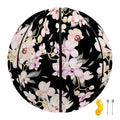 Watercolor Orchid Flower Pattern Print Basketball