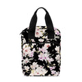 Watercolor Orchid Flower Pattern Print Bible Tote Bag