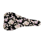 Watercolor Orchid Flower Pattern Print Bicycle Seat Cover