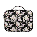 Watercolor Orchid Flower Pattern Print Briefcase Bible Bag