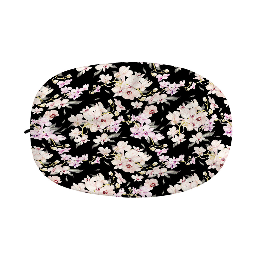 Watercolor Orchid Flower Pattern Print Car Side Mirror Covers