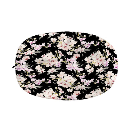 Watercolor Orchid Flower Pattern Print Car Side Mirror Covers