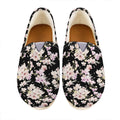 Watercolor Orchid Flower Pattern Print Casual Shoes