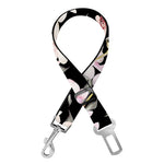 Watercolor Orchid Flower Pattern Print Dog Seat Belt